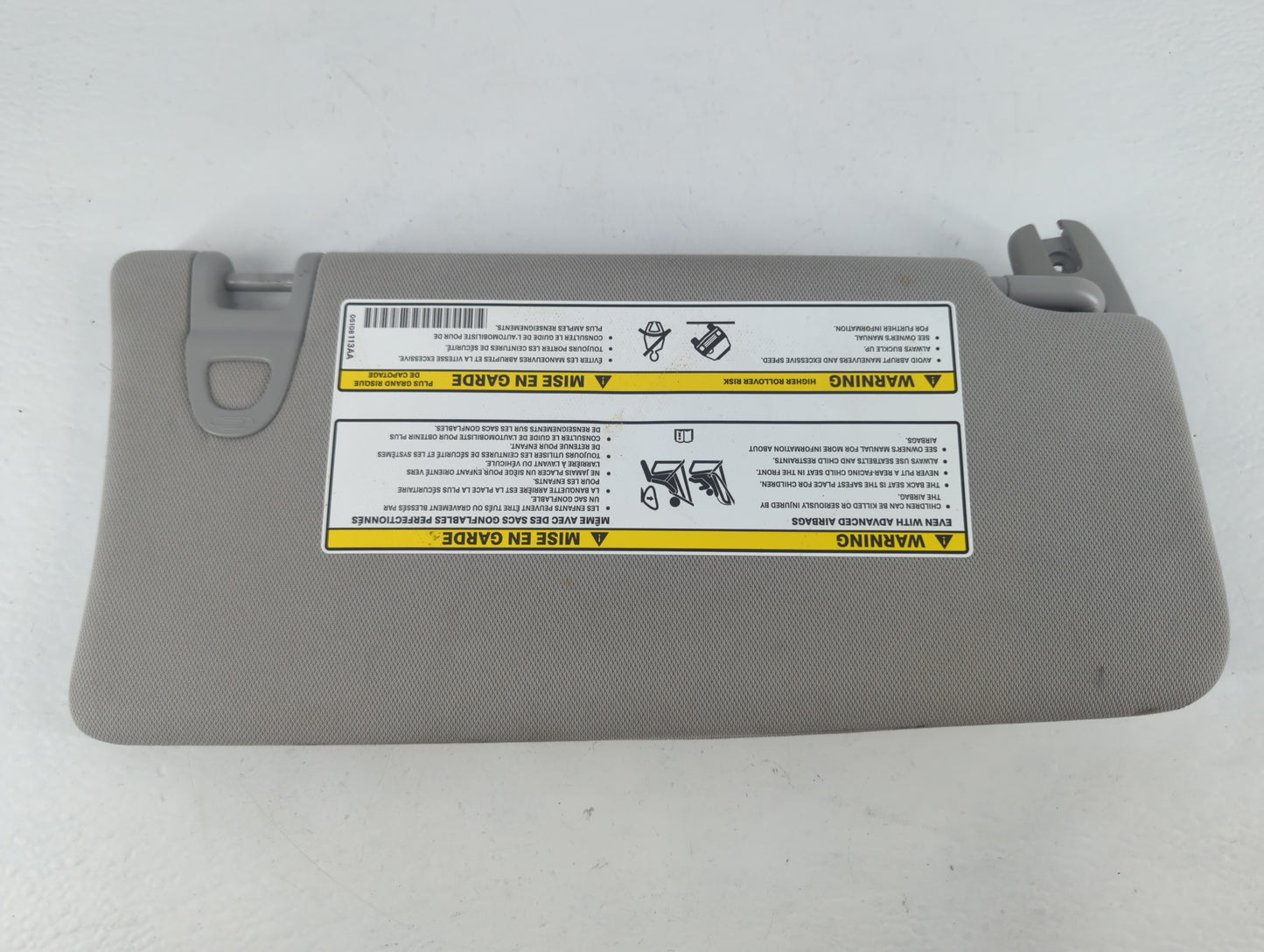 2022 Jeep Compass Sun Visor Shade Replacement Driver Left Mirror Fits OEM Used Auto Parts - Oemusedautoparts1.com