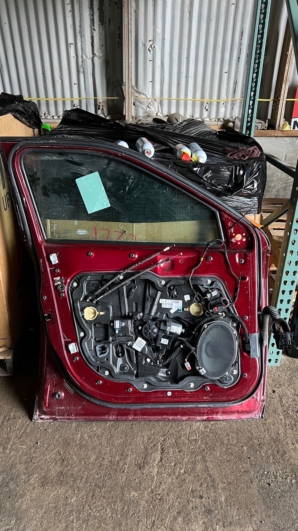 2022 Jeep Compass Driver Front Door Oem Red - Oemusedautoparts1.com