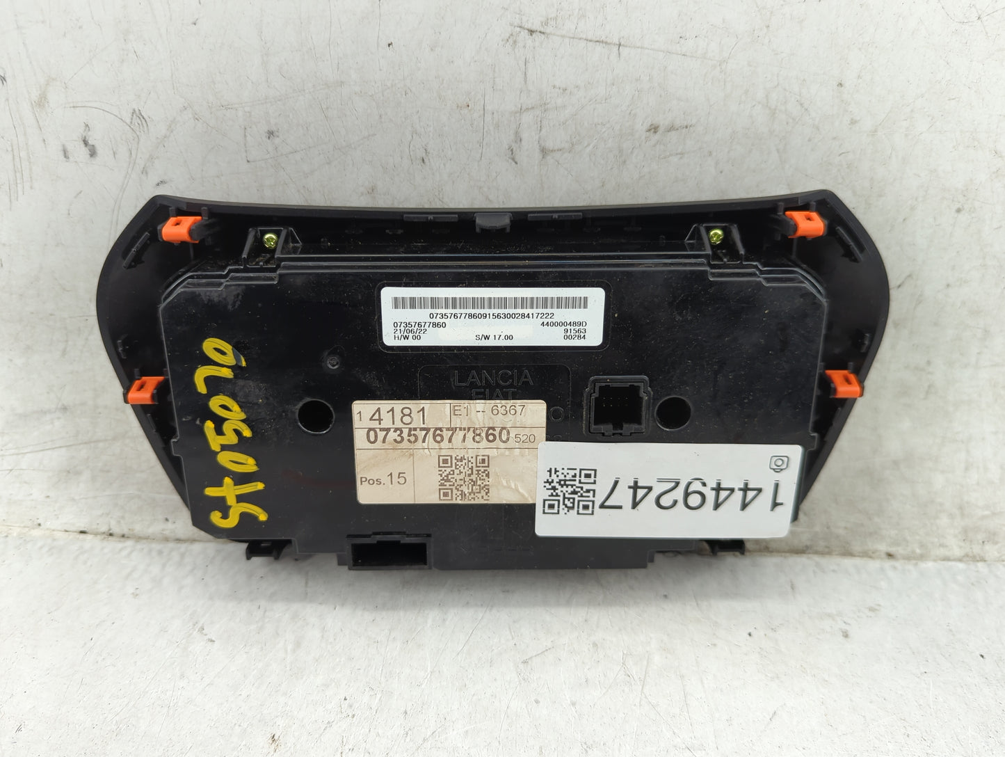 2021-2022 Jeep Renegade Climate Control Module Temperature AC/Heater Replacement P/N:07357677860 440000489D Fits Fits 2021 2