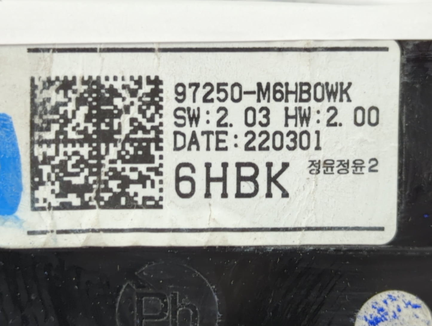 2022 Kia Forte Climate Control Module Temperature AC/Heater Replacement P/N:97250-M6HB0WK Fits OEM Used Auto Parts - Oemused