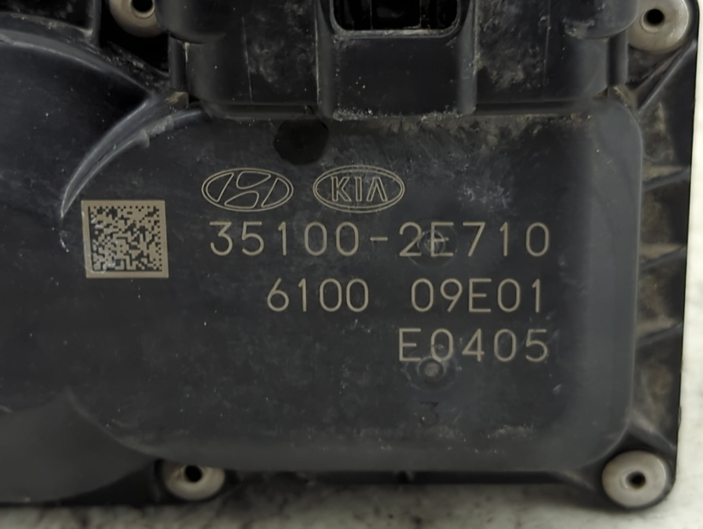 2020-2022 Kia Forte Throttle Body P/N:35100-2E710 6100 09E01 Fits Fits 2020 2021 2022 OEM Used Auto Parts - Oemusedautoparts