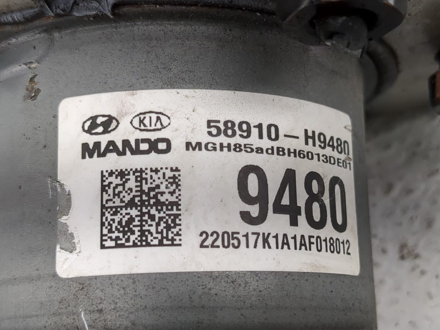 2022 Kia Rio ABS Pump Control Module Replacement P/N:58910-H9480 Fits OEM Used Auto Parts - Oemusedautoparts1.com
