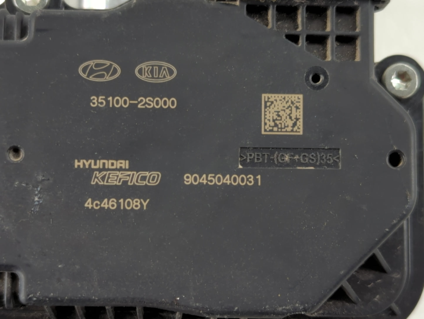 2021 Kia Sorento Throttle Body P/N:35100-2S000 Fits Fits 2020 2022 2023 OEM Used Auto Parts - Oemusedautoparts1.com