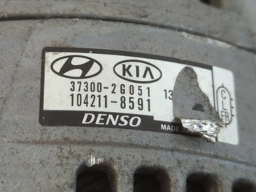 2017-2021 Kia Sportage Alternator Replacement Generator Charging Assembly Engine OEM P/N:104211-8591 37300-2G051 Fits OEM Used Auto Parts