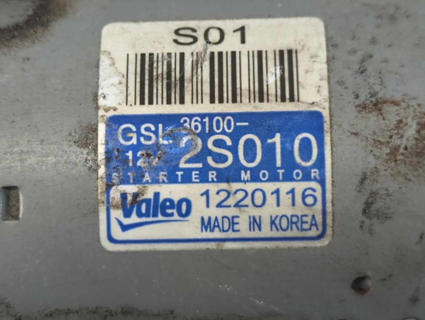 2022 Kia Stinger Car Starter Motor Solenoid OEM P/N:36100-2S010 Fits OEM Used Auto Parts - Oemusedautoparts1.com