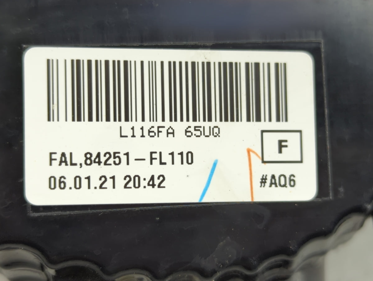 2020-2022 Mazda Cx-30 Tail Light Assembly Driver Left OEM P/N:84251-FL110 Fits Fits 2020 2021 2022 OEM Used Auto Parts - Oem