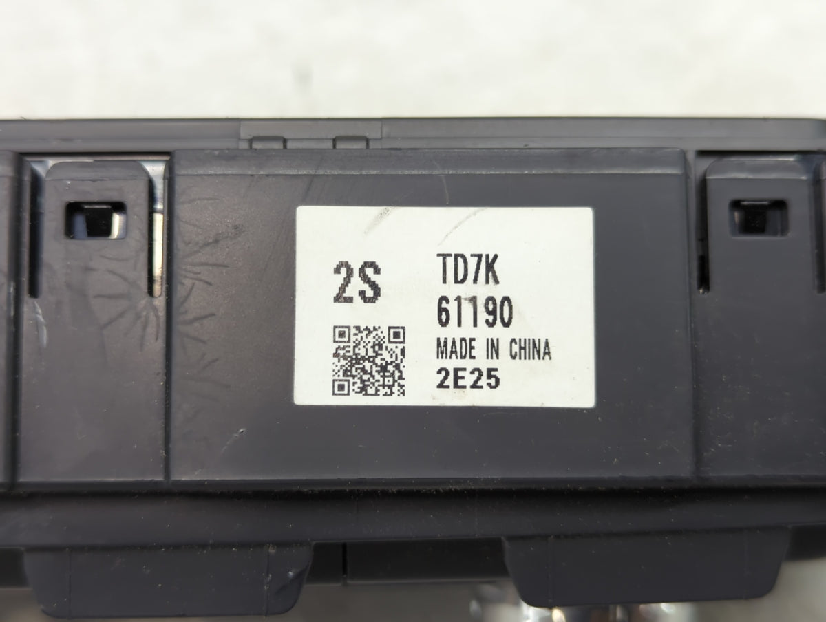 2022 Mazda Cx-9 Climate Control Module Temperature AC/Heater Replacement P/N:TD7K-61190 Fits OEM Used Auto Parts - Oemusedau