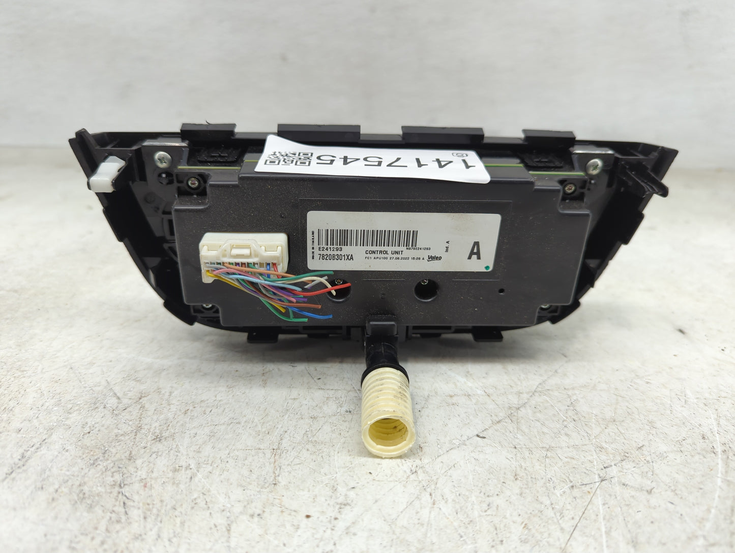 2022 Mitsubishi Mirage Climate Control Module Temperature AC/Heater Replacement P/N:7820B301XA Fits OEM Used Auto Parts - Oe