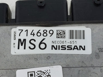 2019-2022 Nissan Altima PCM Engine Control Computer ECU ECM PCU OEM P/N:NEC061-651 Fits Fits 2019 2020 2021 2022 OEM Used Auto Parts