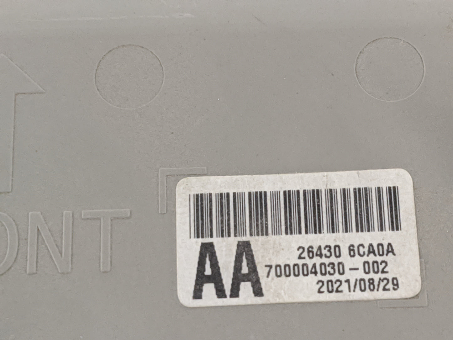 2019-2022 Nissan Altima Overhead Roof Console Tan - Oemusedautoparts1.com