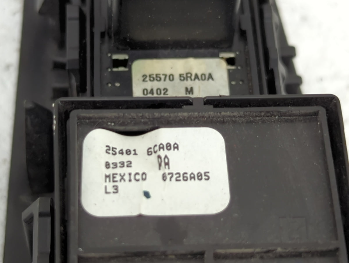 2019-2022 Nissan Altima Master Power Window Switch Replacement Driver Side Left P/N:25401 6CA0A 25570 5RA0A Fits OEM Used Au