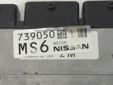 2019-2022 Nissan Altima PCM Engine Control Computer ECU ECM PCU OEM P/N:NEC061-653 Fits Fits 2019 2020 2021 2022 OEM Used Auto Parts