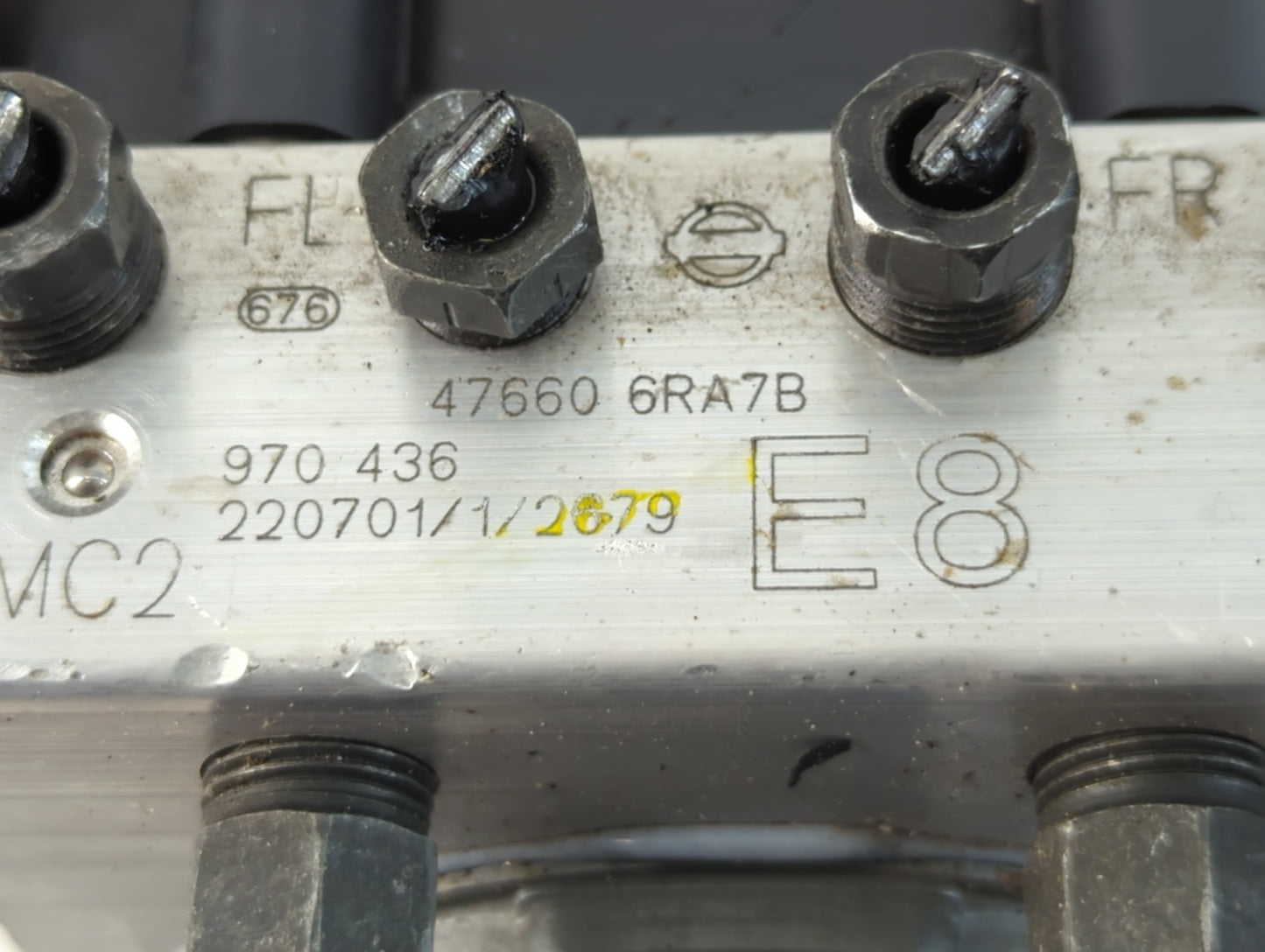 2021-2022 Nissan Rogue ABS Pump Control Module Replacement P/N:47660 6RA7B Fits Fits 2021 2022 OEM Used Auto Parts - Oemused