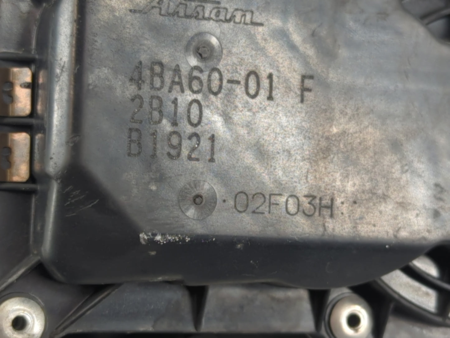 2018-2022 Nissan Rogue Sport Throttle Body P/N:4BA60-01 F Fits Fits 2018 2019 2020 2021 2022 OEM Used Auto Parts - Oemusedau
