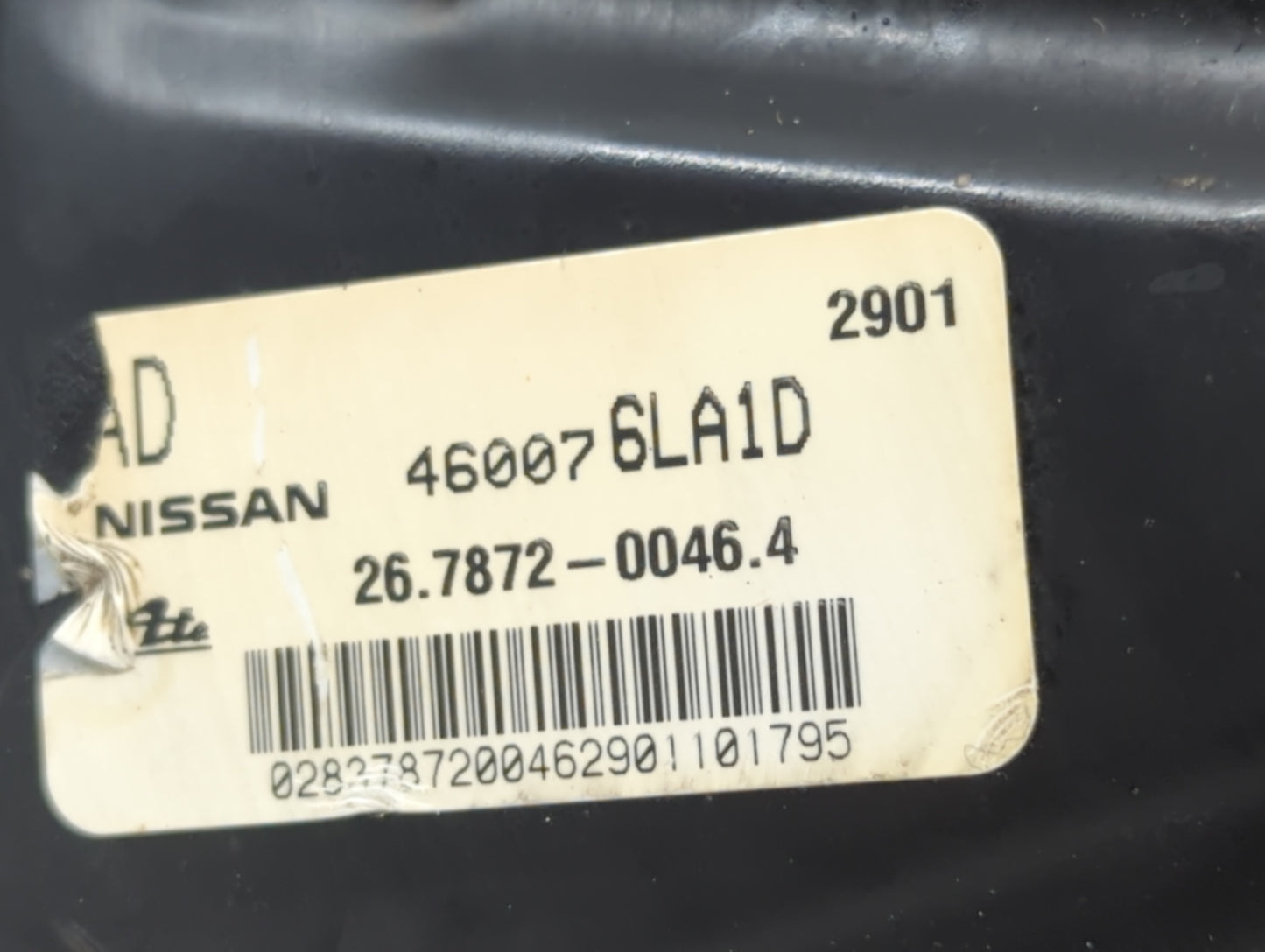 2020-2022 Nissan Sentra Power Brake Booster Oem - Oemusedautoparts1.com