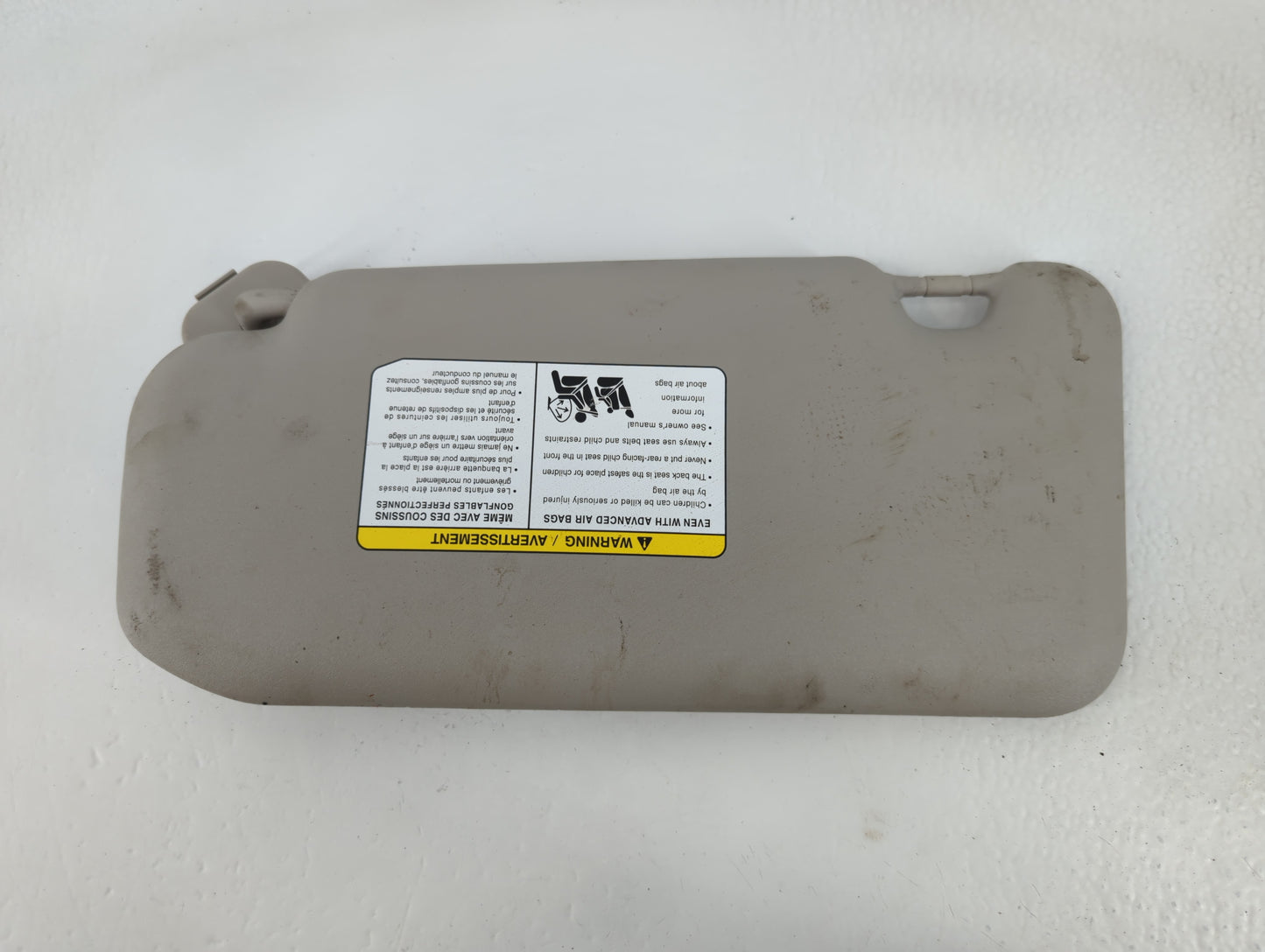 2020-2022 Nissan Sentra Sun Visor Shade Replacement Passenger Right Mirror Fits Fits 2020 2021 2022 OEM Used Auto Parts - Oe