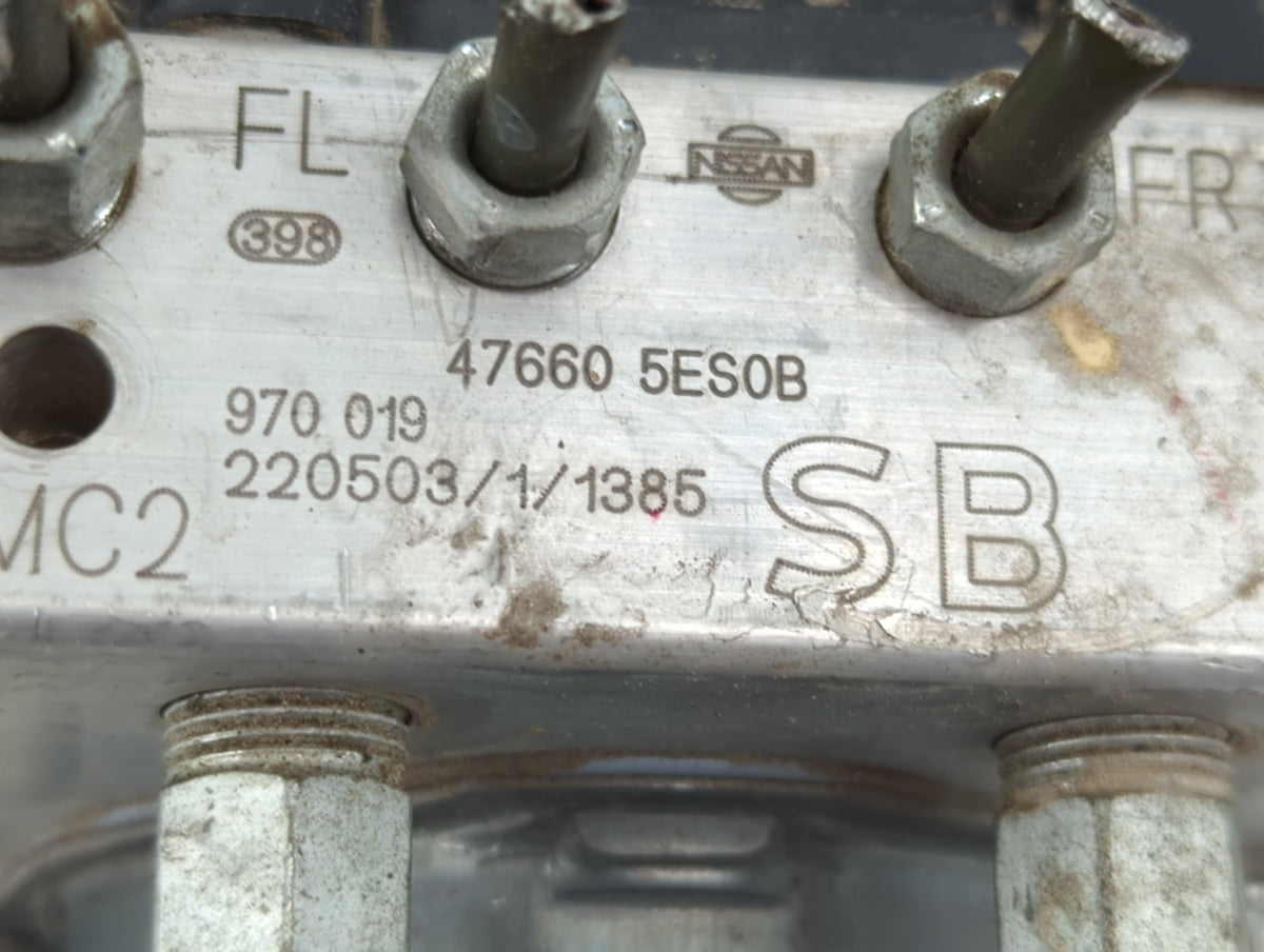 2020-2022 Nissan Versa Anti-Lock Brake ABS Pump Module Actuator OEM P/N:47660 5ES0B Fits Fits 2020 2021 2022 OEM Used Auto P