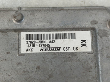 2022 Subaru Forester PCM Engine Control Computer ECU ECM PCU OEM P/N:J315-127045 37820-5BN-A42 Fits OEM Used Auto Parts