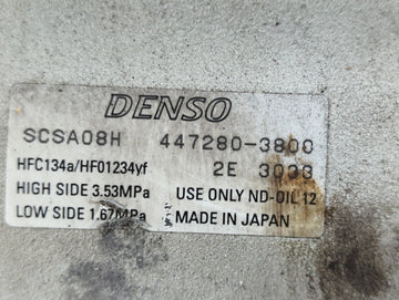 2020-2022 Subaru Impreza Air Conditioning A/c Ac Compressor Oem