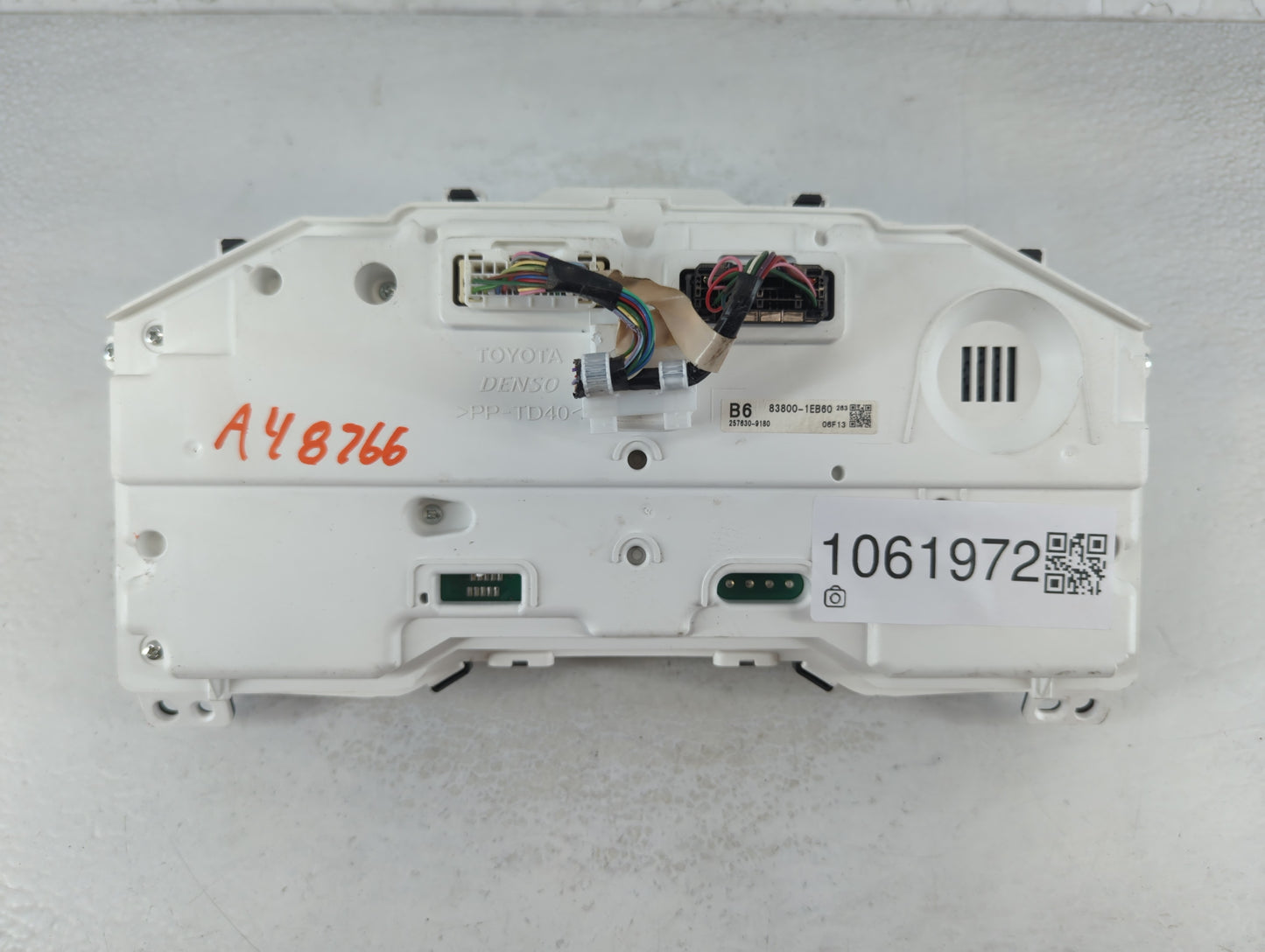 2022 Toyota Corolla Instrument Cluster Speedometer Gauges P/N:83800-1EB60 Fits OEM Used Auto Parts - Oemusedautoparts1.com