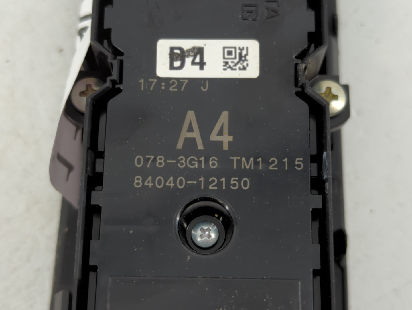 2022 Toyota Corolla Master Power Window Switch Replacement Driver Side Left P/N:84040-12150 Fits Fits 2019 2020 OEM Used Aut