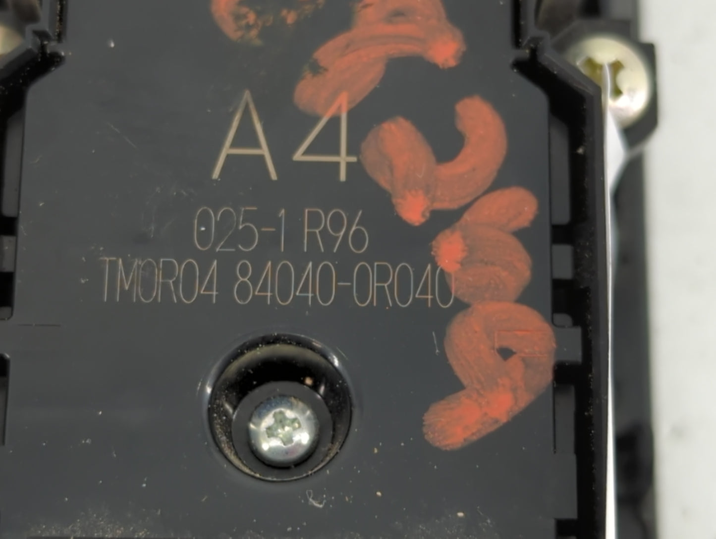 2022 Toyota Corolla Master Power Window Switch Replacement Driver Side Left P/N:84040-0R040 Fits Fits 2019 2020 OEM Used Aut