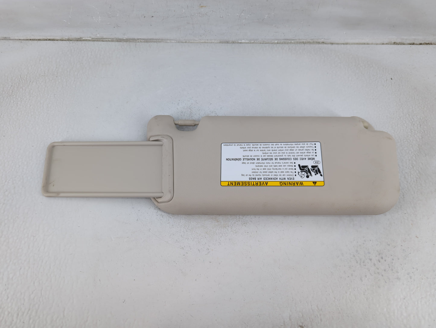 2022 Toyota Corolla Sun Visor Shade Replacement Driver Left Mirror Fits OEM Used Auto Parts - Oemusedautoparts1.com