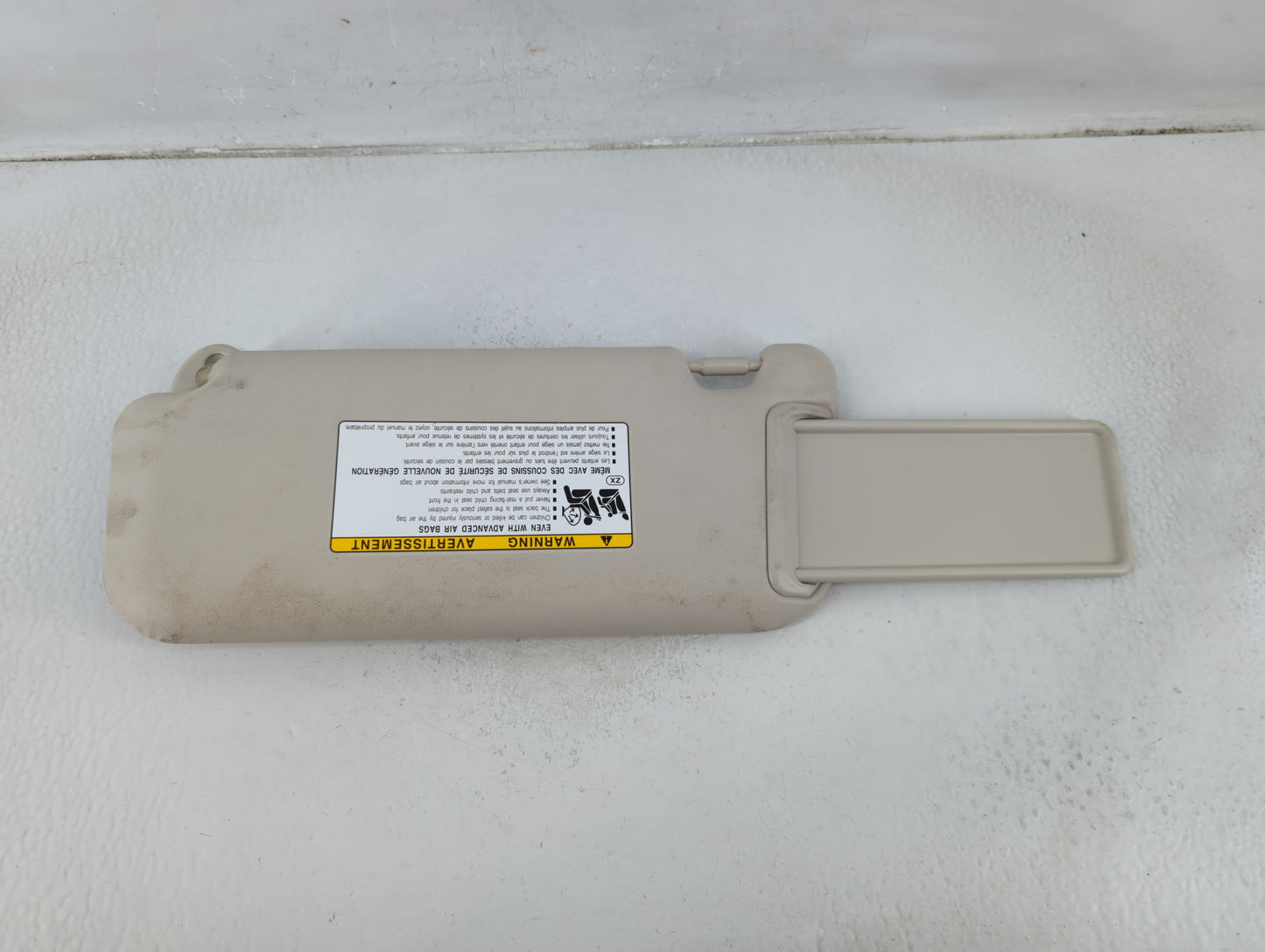 2022 Toyota Corolla Sun Visor Shade Replacement Passenger Right Mirror Fits OEM Used Auto Parts - Oemusedautoparts1.com