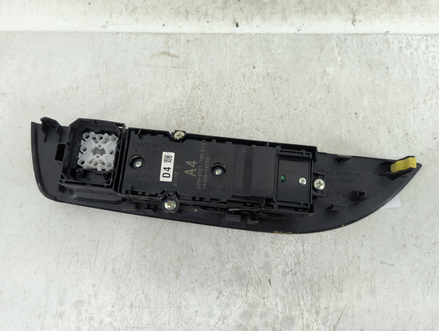 2022 Toyota Corolla Master Power Window Switch Replacement Driver Side Left P/N:84040-12150 Fits Fits 2019 2020 OEM Used Aut