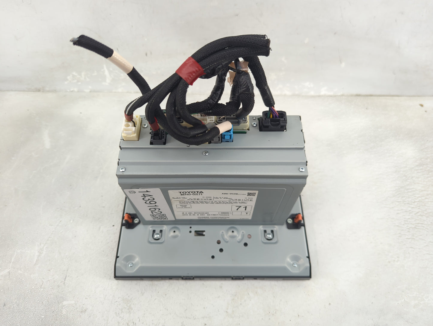 2022 Toyota Corolla Radio AM FM Cd Player Receiver Replacement P/N:86140-02E71 Fits OEM Used Auto Parts - Oemusedautoparts1.