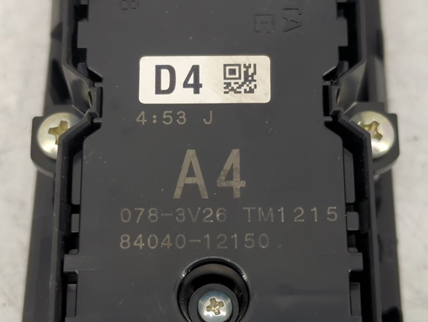 2022 Toyota Corolla Master Power Window Switch Replacement Driver Side Left P/N:84040-12150 078-3V26 Fits Fits 2019 2020 OEM
