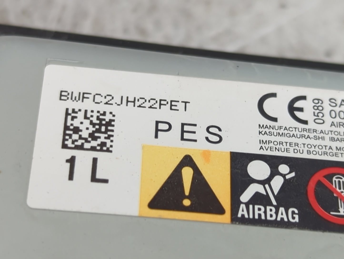 2019-2022 Toyota Corolla Air Bag Driver Left Knee Oem - Oemusedautoparts1.com
