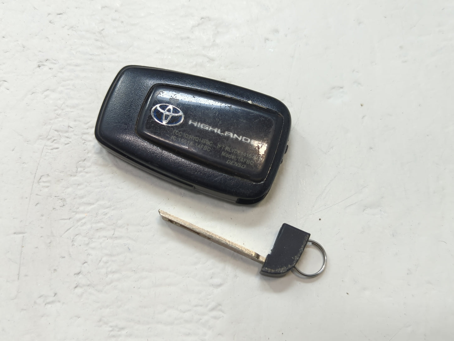 Toyota Highlander Keyless Entry Remote Fob HYQ14FBC G Board 231451-0351 - Oemusedautoparts1.com
