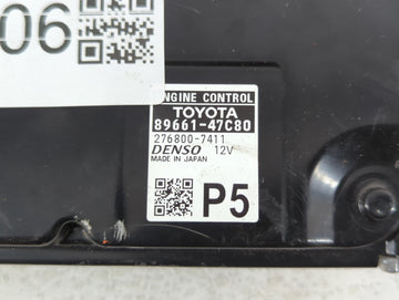 2021-2022 Toyota Prius PCM Engine Control Computer ECU ECM PCU OEM P/N:89661-47C80 Fits Fits 2021 2022 OEM Used Auto Parts