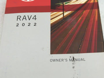 2022 Toyota Rav4 Owners Manual Book Guide P/N:OM0R059U 01999-0R059 OEM Used Auto Parts
