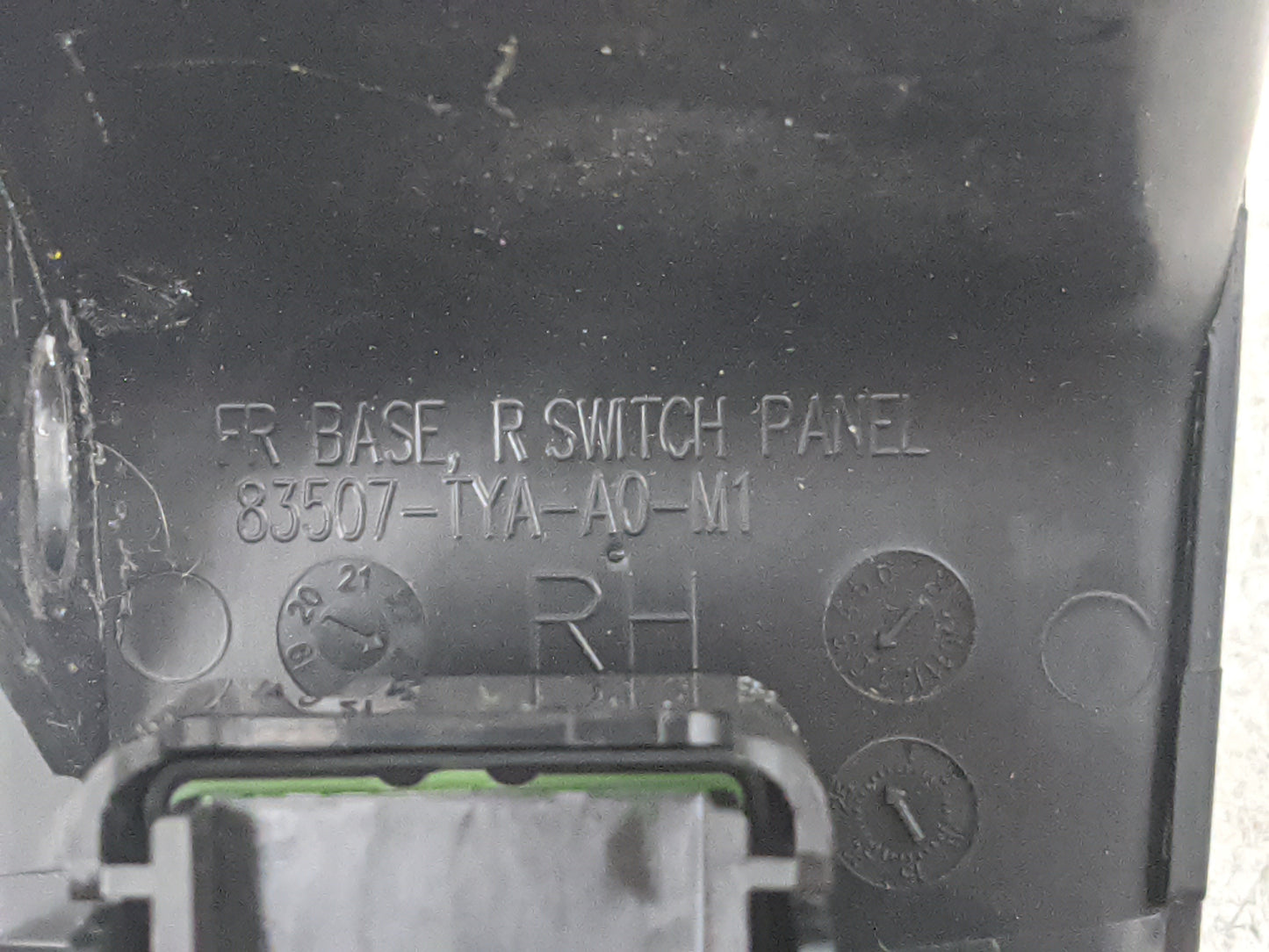 2023 Acura Mdx Passenger Right Power Window Switch 83507-tya-a0-m1 - Oemusedautoparts1.com