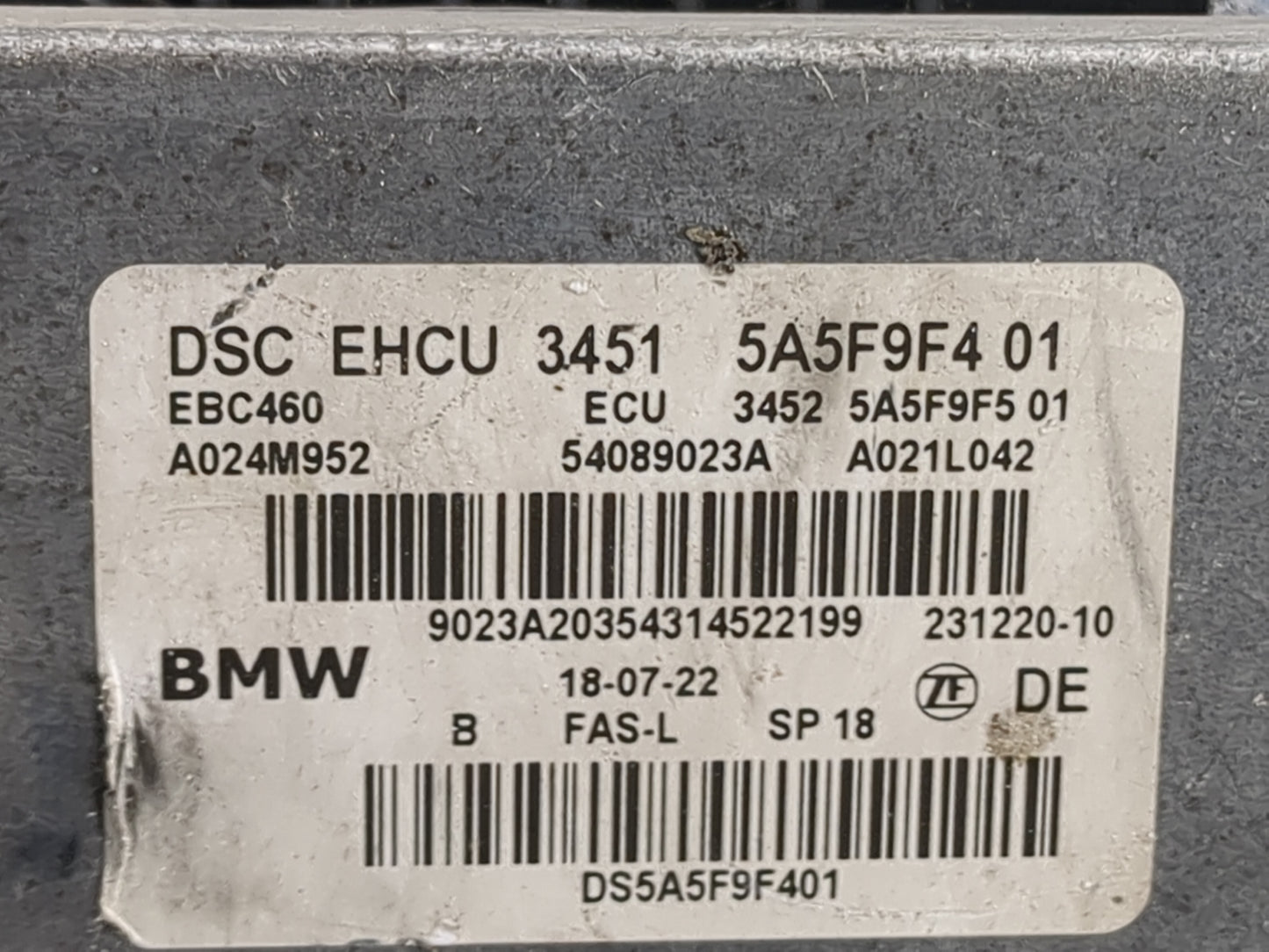 2023 Bmw X3 ABS Pump Control Module Replacement P/N:5A5F9F4 01 Fits OEM Used Auto Parts - Oemusedautoparts1.com