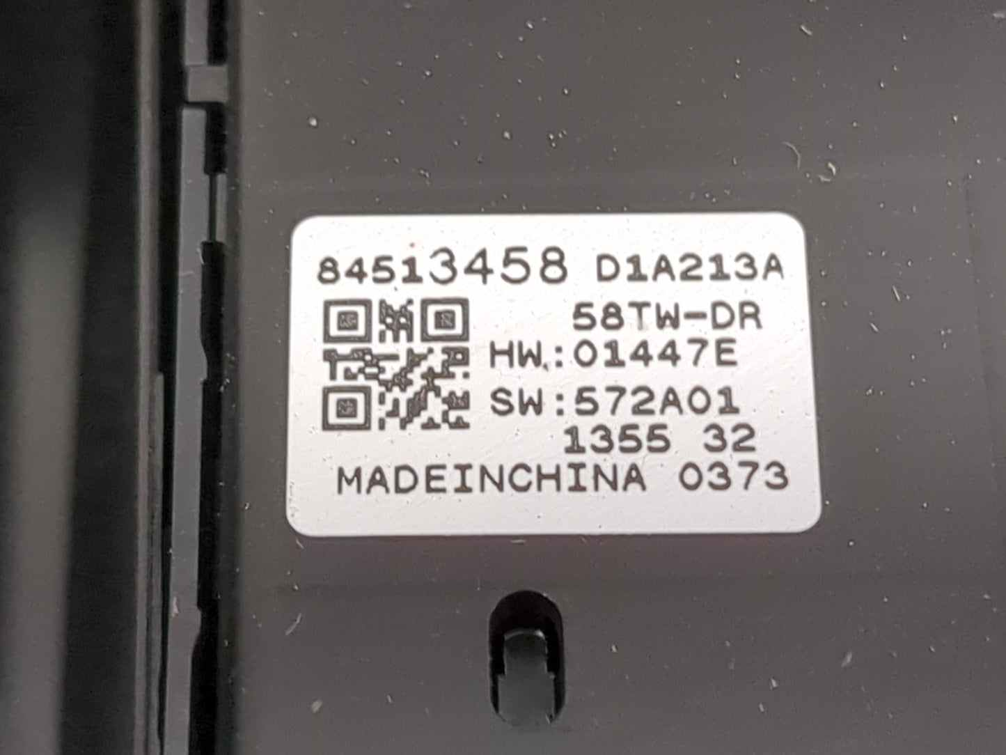 2023 Chevrolet Bolt Euv Master Power Window Switch Replacement Driver Side Left P/N:84513458 D1A213A, 58TW-DR Fits OEM Used