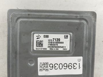 2021 Chevrolet Camaro PCM Engine Control Computer ECU ECM PCU OEM P/N:116833270 12727139 Fits Fits 2020 2022 OEM Used Auto Parts