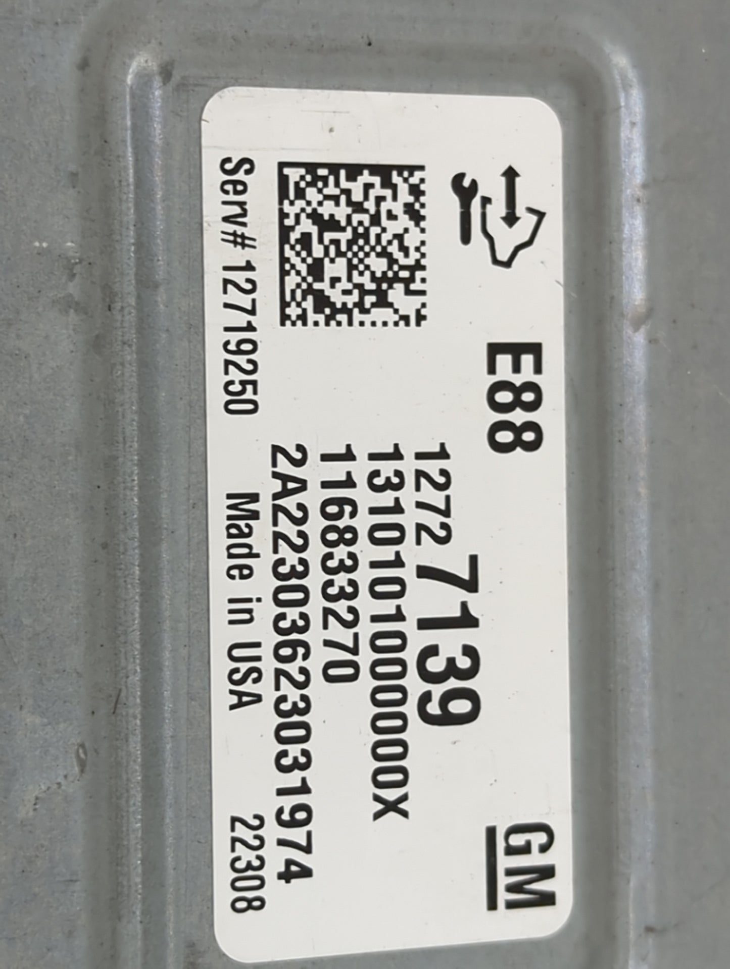 2020-2021 Chevrolet Malibu PCM Engine Control Computer ECU ECM PCU OEM P/N:12727139 12719250, A2C76590 Fits Fits 2020 2021 2