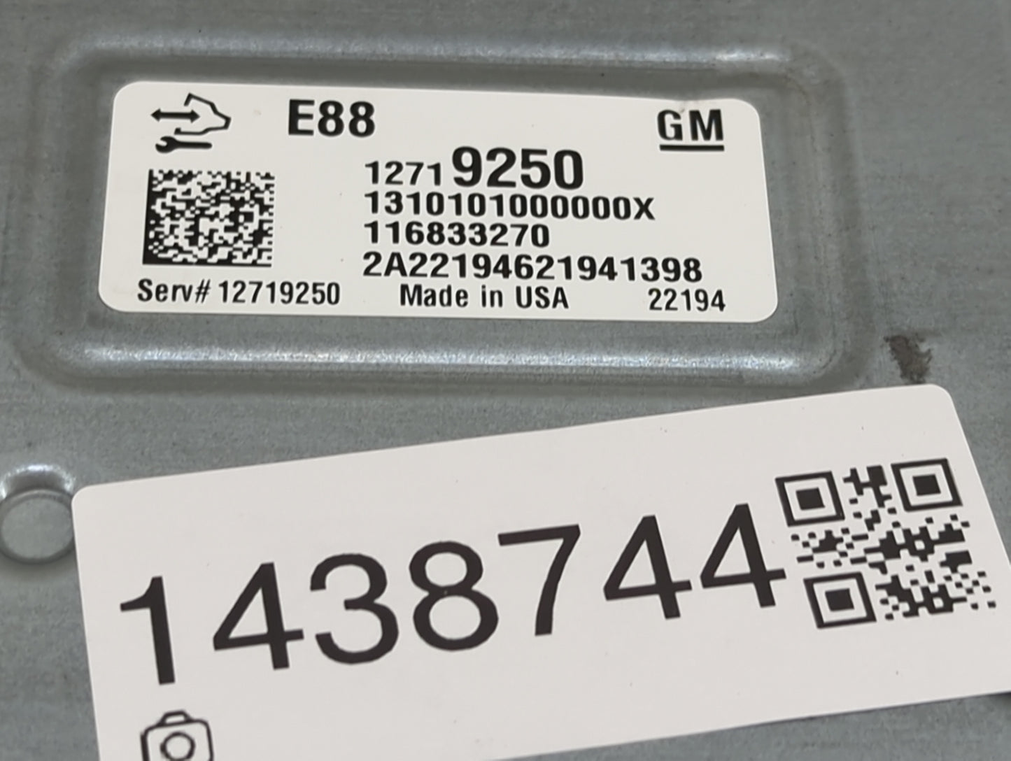 2020-2021 Chevrolet Malibu PCM Engine Control Computer ECU ECM PCU OEM P/N:12719250 A2C77535500 Fits Fits 2020 2021 2022 OEM