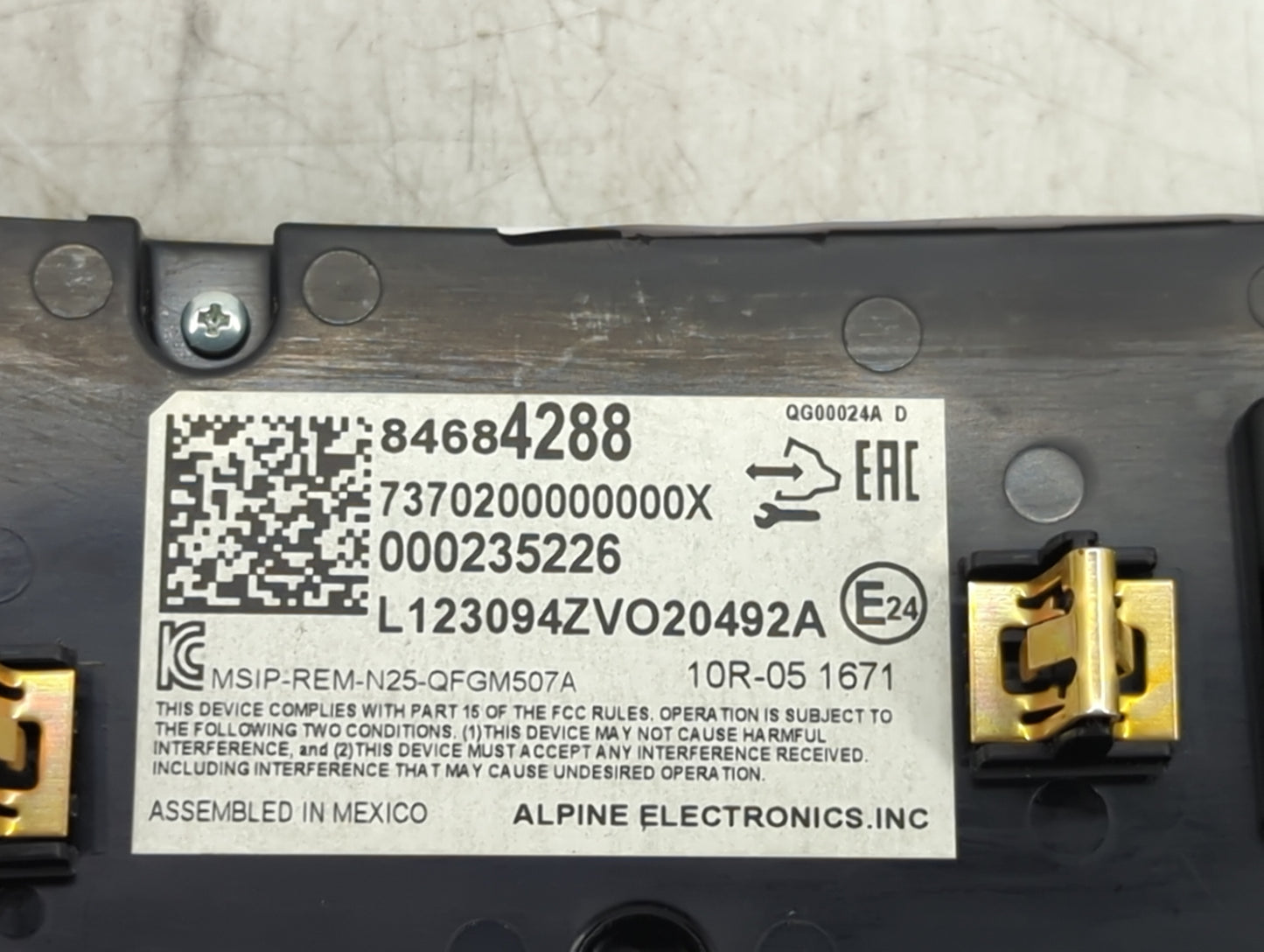 2018-2021 Chevrolet Malibu Climate Control Module Temperature AC/Heater Replacement P/N:84684288 Fits Fits 2018 2019 2020 20