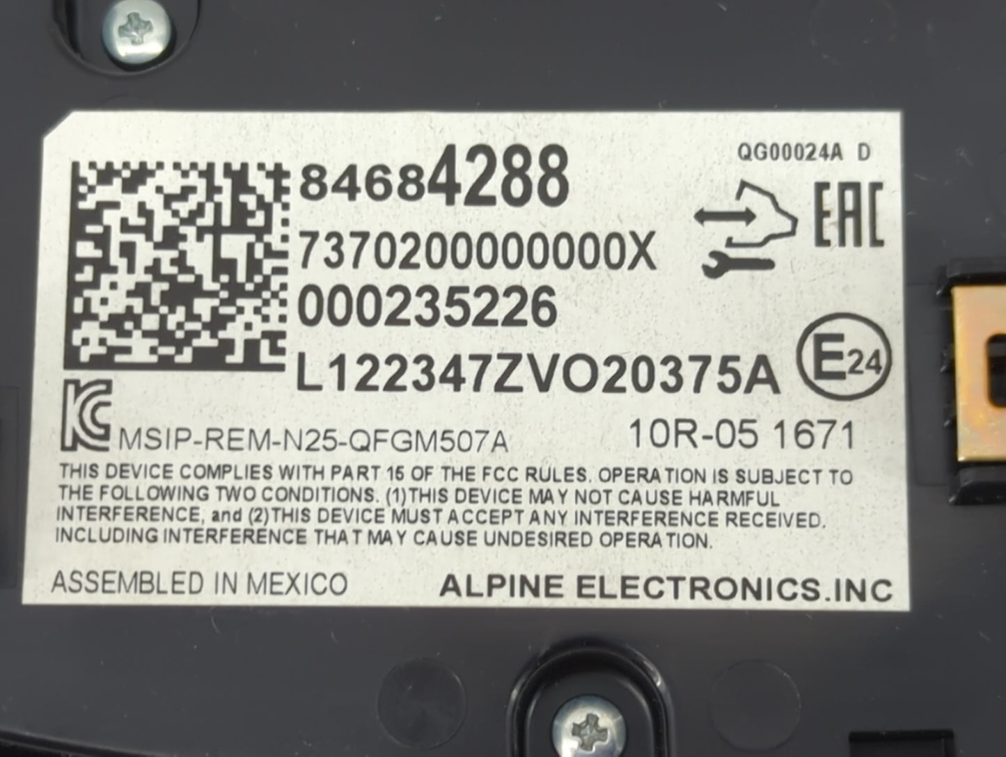 2018-2021 Chevrolet Malibu Climate Control Module Temperature AC/Heater Replacement P/N:84684288 23467707 Fits OEM Used Auto
