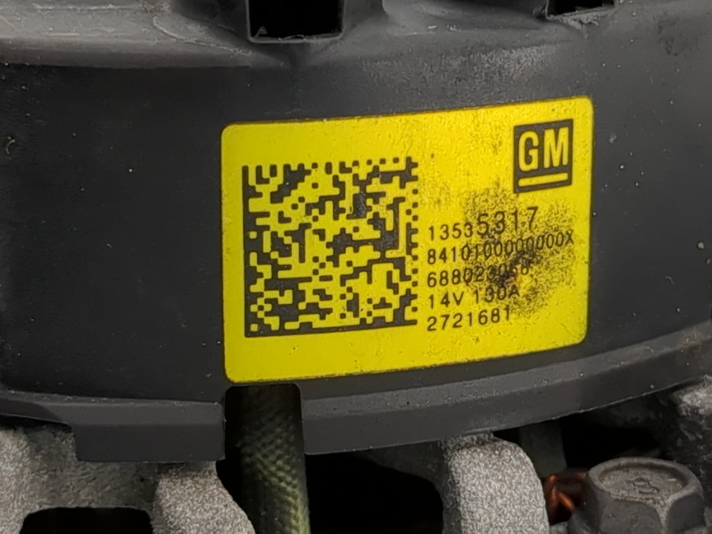 2021-2022 Chevrolet Trailblazer Alternator Replacement Generator Charging Assembly Engine OEM P/N:688023056 13535317 Fits OE