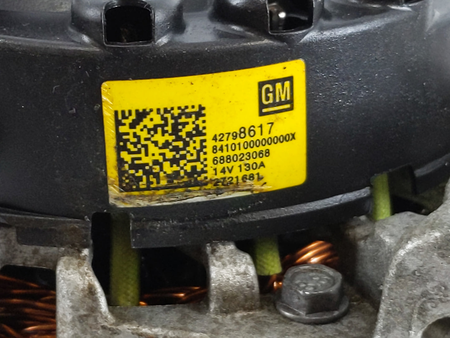 2023 Chevrolet Trail Blazer Alternator Replacement Generator Charging Assembly Engine OEM Fits Fits 2020 2021 2022 OEM Used