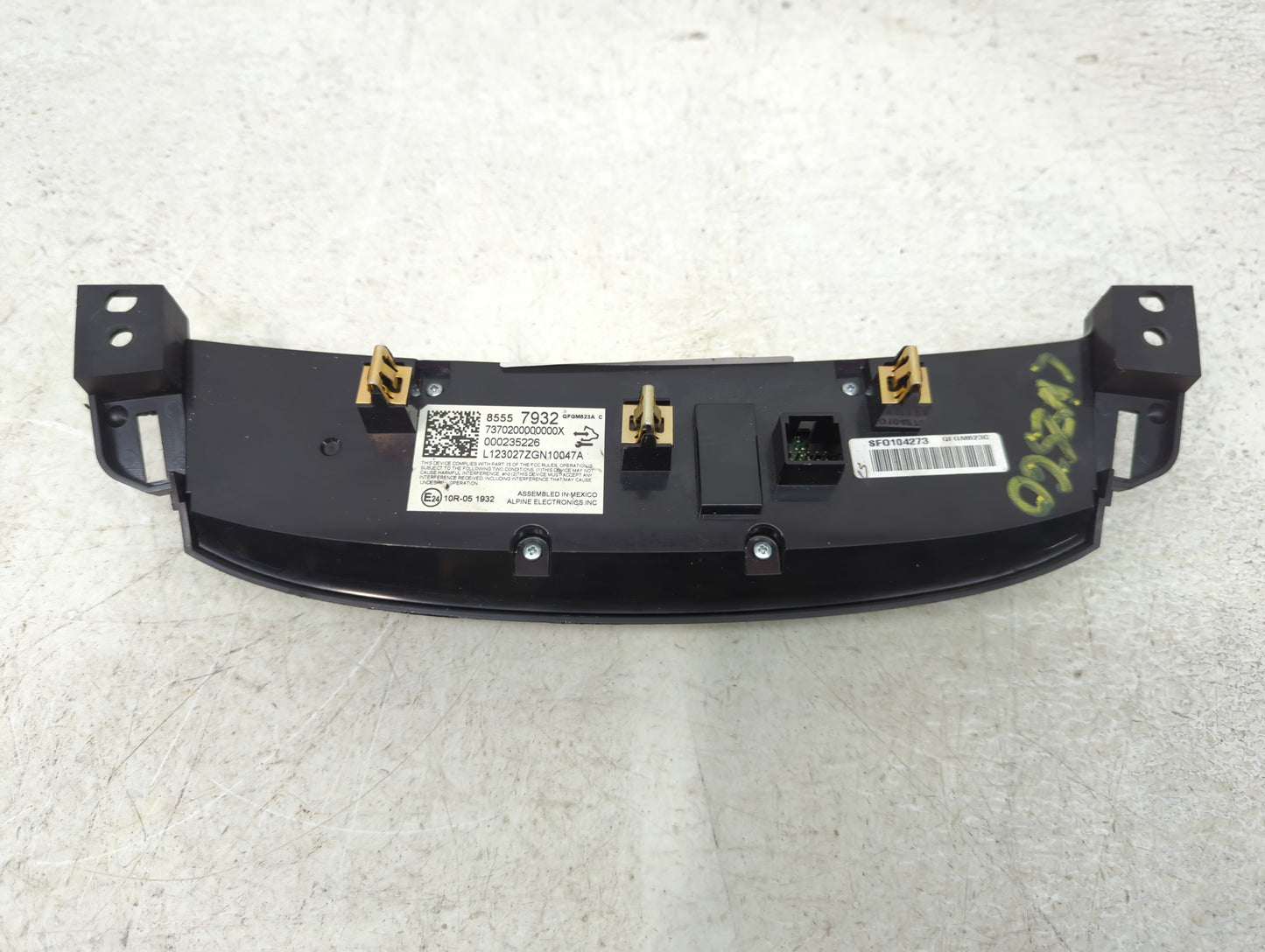 2023 Chevrolet Traverse Climate Control Module Temperature AC/Heater Replacement P/N:000235226 85557932 Fits OEM Used Auto P