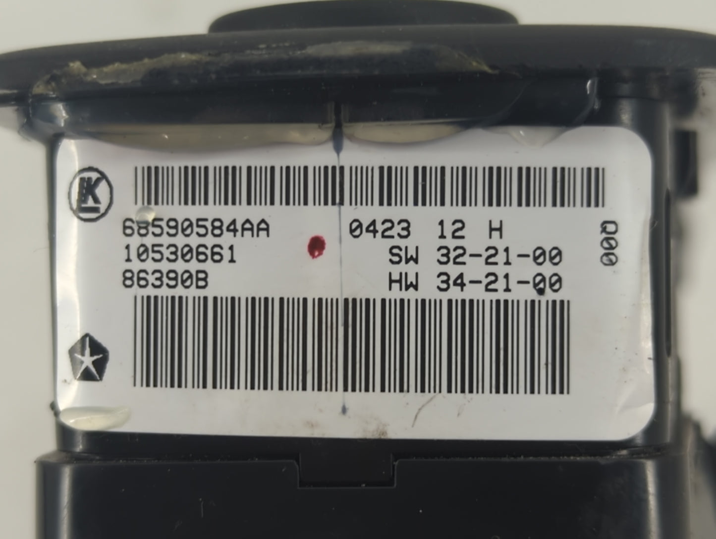 2020-2022 Dodge Charger Master Power Window Switch Replacement Driver Side Left P/N:68590584AA 10530661 Fits Fits 2020 2021