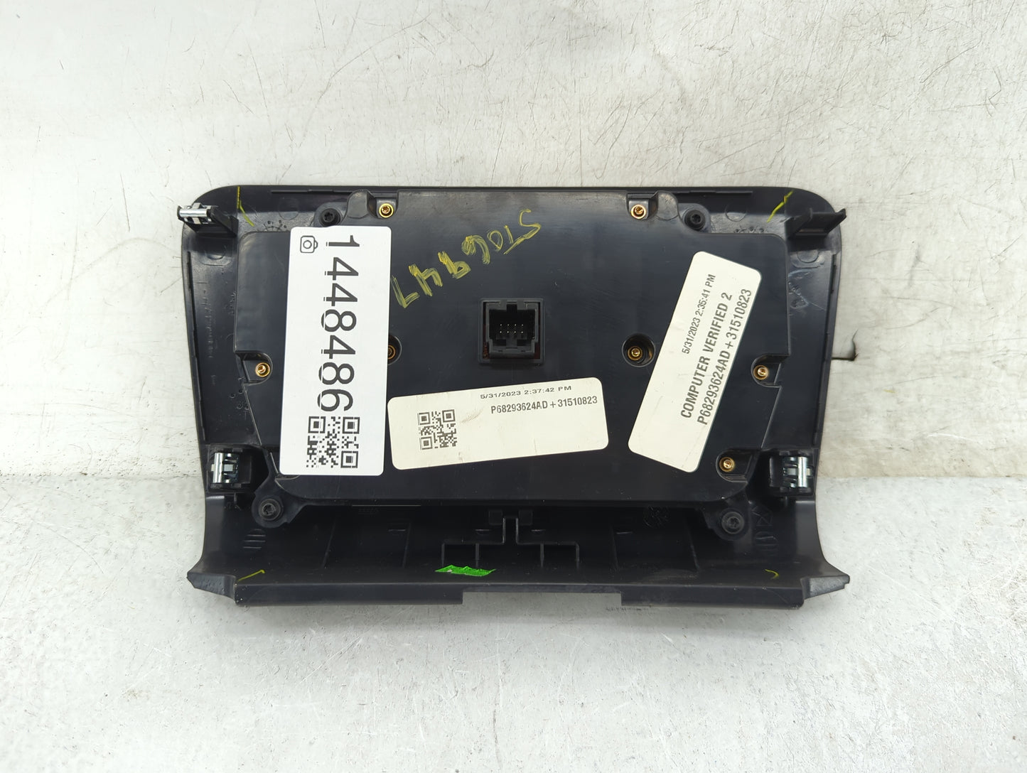 2017-2022 Dodge Charger Climate Control Module Temperature AC/Heater Replacement P/N:P68293624AD Fits OEM Used Auto Parts -