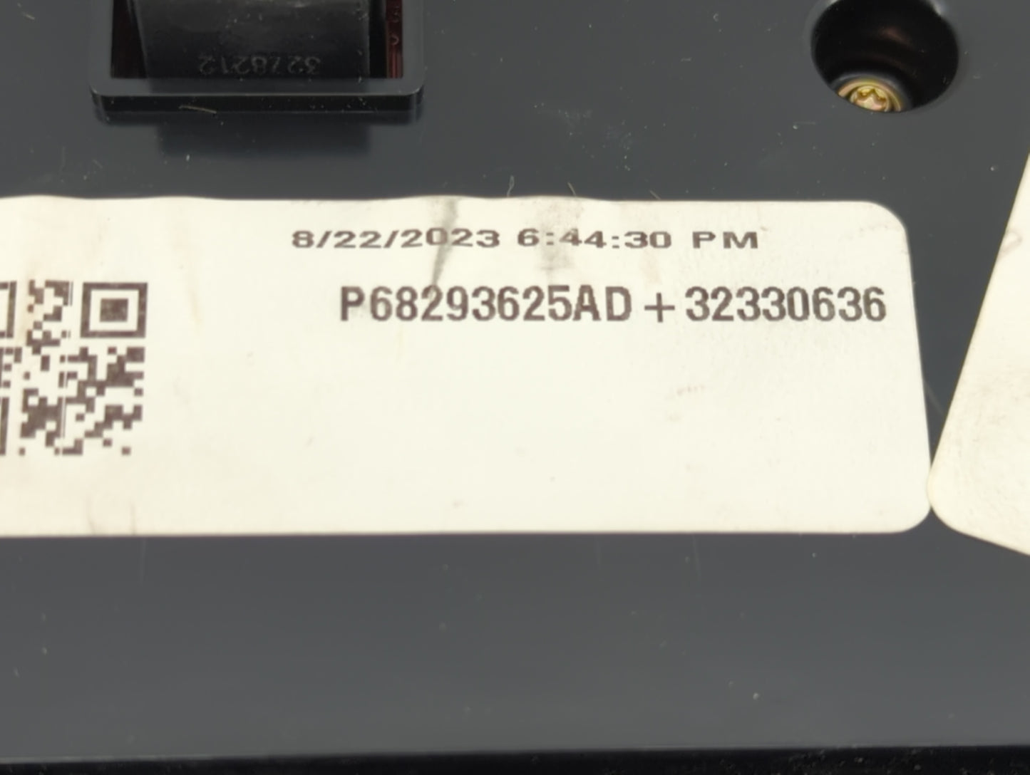2017-2022 Dodge Charger Climate Control Module Temperature AC/Heater Replacement P/N:P68293625AD 32330636 Fits OEM Used Auto
