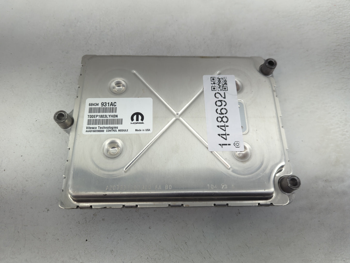 2020-2022 Dodge Durango PCM Engine Control Computer ECU ECM PCU OEM P/N:68434931AC T00EP1803LYH0N Fits Fits 2020 2021 2022 O
